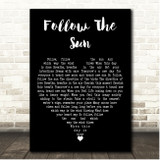 Xavier Rudd Follow The Sun Black Heart Song Lyric Print