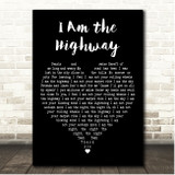 Chris Cornell I Am the Highway Black Heart Song Lyric Print