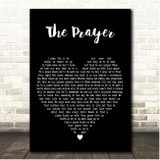Danny Gokey & Natalie Grant The Prayer Black Heart Song Lyric Print