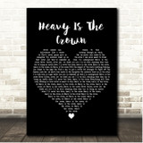 Daughtry Heavy Is The Crown Black Heart Song Lyric Print