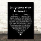 Al Green Everythings Gonna Be Alright Black Heart Song Lyric Print