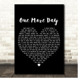 Diamond Rio One More Day Black Heart Song Lyric Print