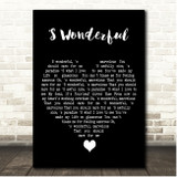 Diana Krall S Wonderful Black Heart Song Lyric Print