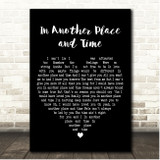 Donna Summer In Another Place and Time Black Heart Song Lyric Print