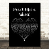 Eric Church Heart Like a Wheel Black Heart Song Lyric Print