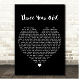 Eric Church Three Year Old Black Heart Song Lyric Print
