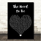 Gladys Knight & The Pips The Need to Be Black Heart Song Lyric Print