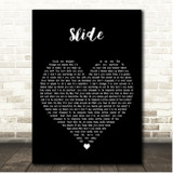 Goo Goo Dolls Slide Black Heart Song Lyric Print