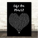 GRACEY & Ruel Empty Love Black Heart Song Lyric Print