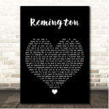 Granger Smith Remington Black Heart Song Lyric Print