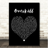 Holly Humberstone Overkill Black Heart Song Lyric Print