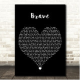 Idina Menzel Brave Black Heart Song Lyric Print