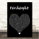 Jessie J Flashlight Black Heart Song Lyric Print