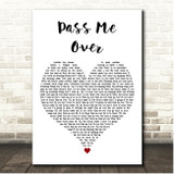 Anthony Hamilton Pass Me Over White Heart Song Lyric Print