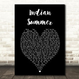 Stereophonics Indian Summer Black Heart Song Lyric Quote Print
