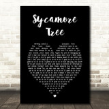 The Hunna Sycamore Tree Black Heart Song Lyric Print