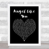 Eli Young Band Angel Like You Black Heart Song Lyric Quote Print