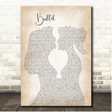 Ann Marr Bullet Lesbian Couple Song Lyric Print