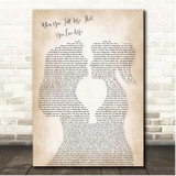 Westlife When You Tell Me That You Love Me Lesbian Couple Song Lyric Print