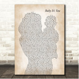 London Grammar Baby Its You Mother & Baby Song Lyric Print