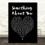 Bad Company Something About You Black Heart Song Lyric Print