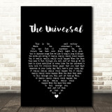 Blur The Universal Black Heart Song Lyric Print
