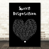 The Temper Trap Sweet Disposition Black Heart Song Lyric Quote Print