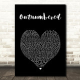 Dermot Kennedy Outnumbered Black Heart Song Lyric Print