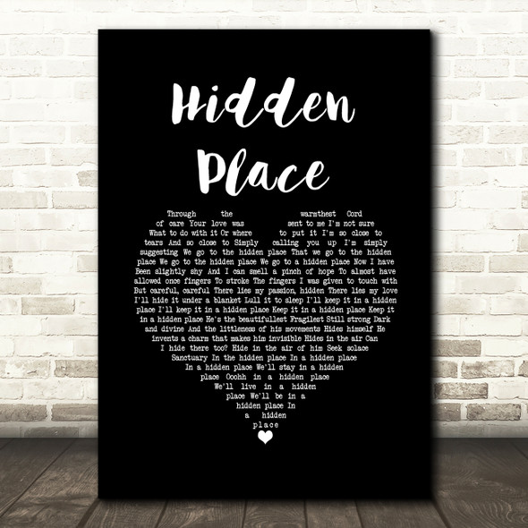 Bjork Hidden Place Black Heart Song Lyric Music Art Print