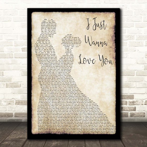 The Shires I Just Wanna Love You Man Lady Dancing Song Lyric Print