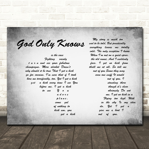 Frank Sinatra I Get A Kick Out Of You Man Lady Couple Grey Song Lyric Wall Art Print
