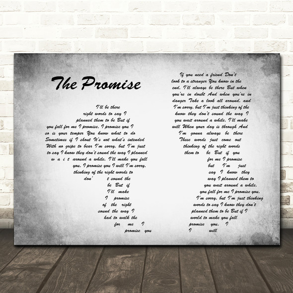 Sturgill Simpson The Promise Man Lady Couple Grey Song Lyric Quote Print