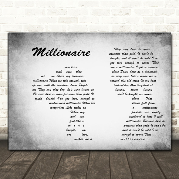 Chris Malinchak So Good To Me Grey Man Lady Couple Song Lyric Print