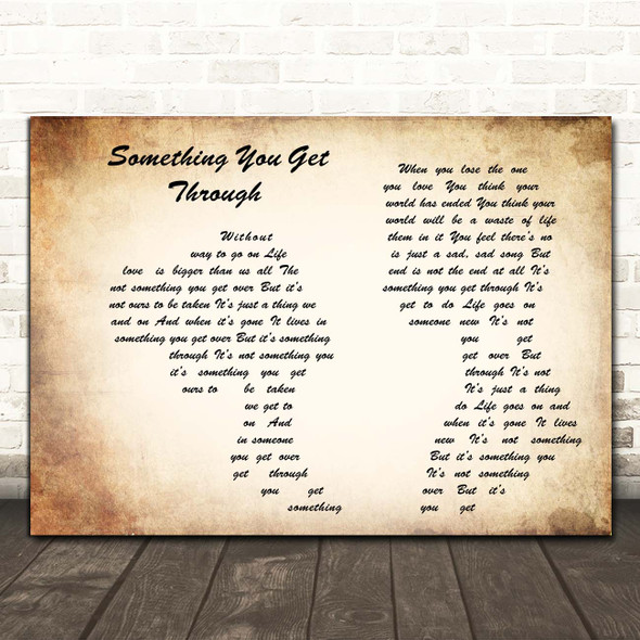 Willie Nelson & Buddy Cannon Something You Get Through Man Lady Couple Song Lyric Print
