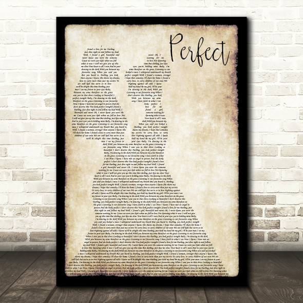Ed Sheeran Perfect Lesbian Couple Two Ladies Dancing Song Lyric Music Art Print