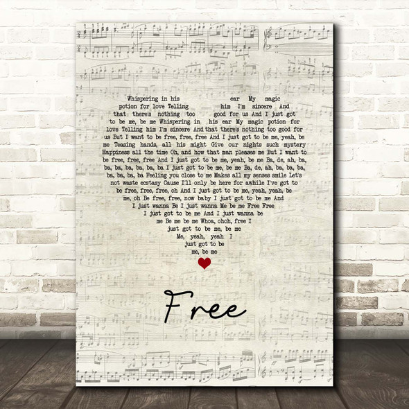 Deniece Williams Free Script Heart Song Lyric Print