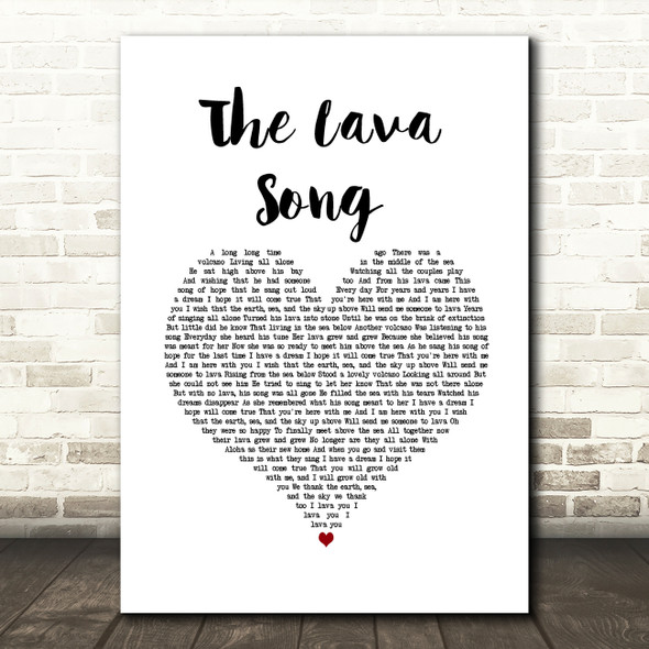 Kuana Torres Kahele The Lava Song White Heart Song Lyric Music Art Print