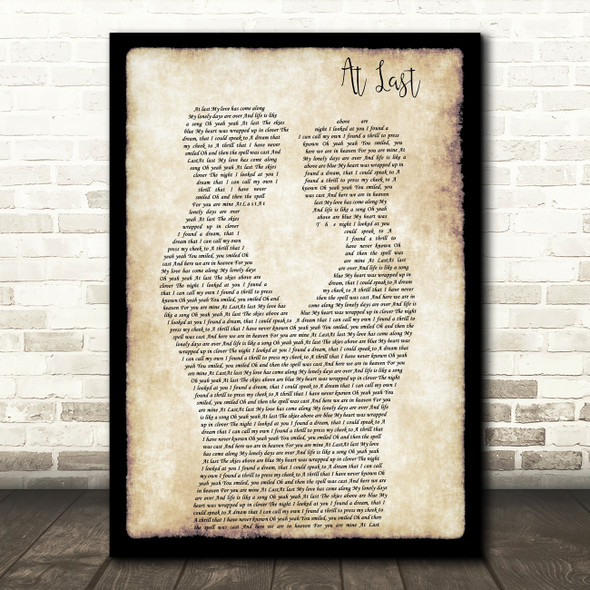 Etta James At Last Gay Couple Two Men Dancing Song Lyric Art Print