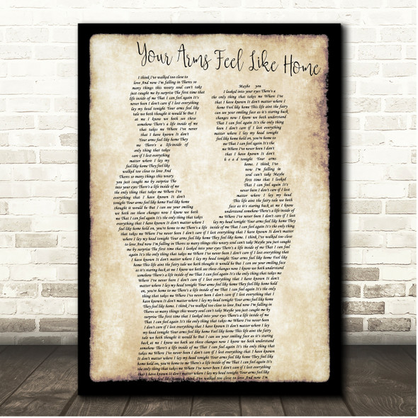 3 Doors Down Your Arms Feel Like Home Gay Couple Dancing Song Lyric Print