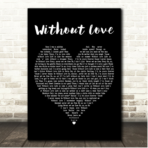 Elijah Kelley, Amanda Bynes, Zac Efron & Nikki Blonsky Without Love Black Heart Song Lyric Print