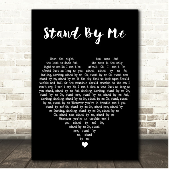 Florence + The Machine Stand By Me Black Heart Song Lyric Print