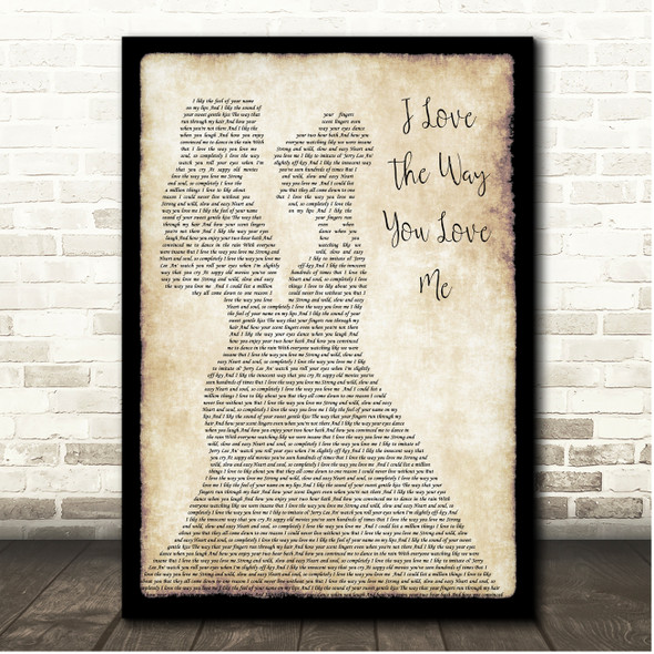 John Michael Montgomery I Love The Way You Love Me Lesbian Women Dancing Song Lyric Print