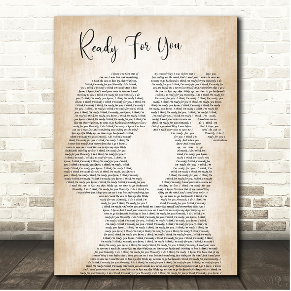 Black Coffee (feat. Celeste) Ready For You Lesbian Couple Song Lyric Print