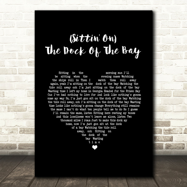 Tim Halperin Forever Starts Today Black Heart Song Lyric Quote Music Print