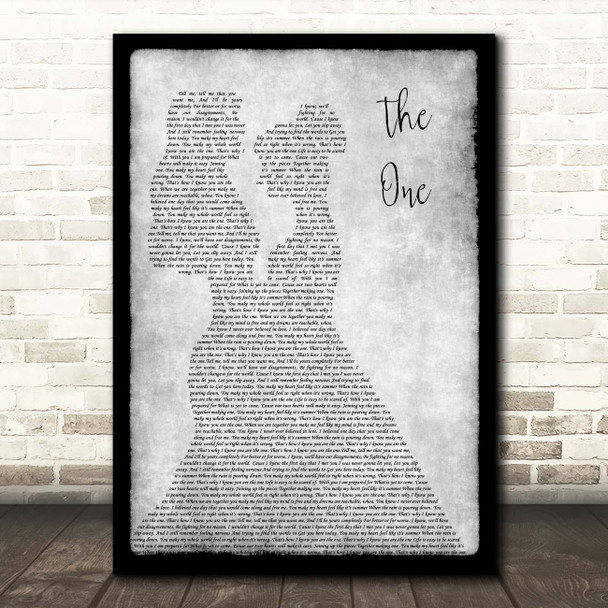 Kodaline The One Lesbian Couple Two Ladies Dancing Grey Song Lyric Print