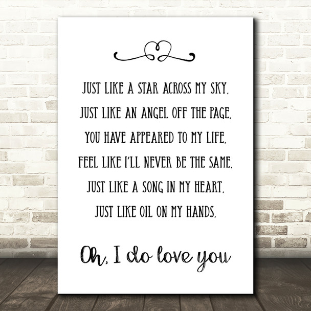 Corinne Bailey Rae Like a Star Song Lyric Quote Print