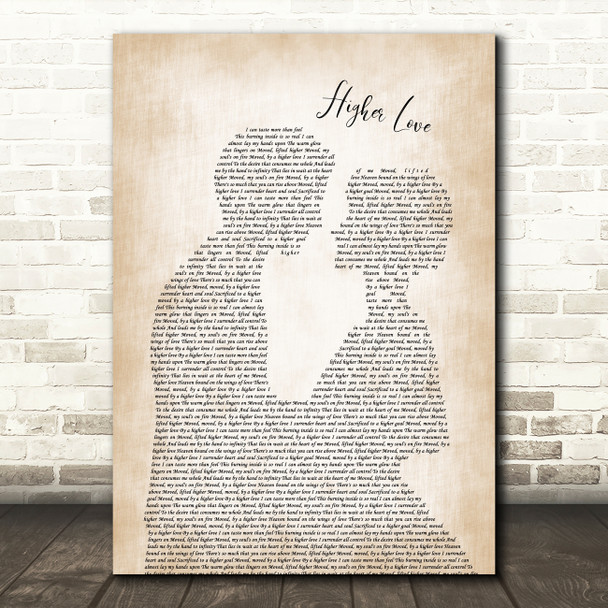 Depeche Mode Higher Love Man Lady Bride Groom Wedding Song Lyric Wall Art Print