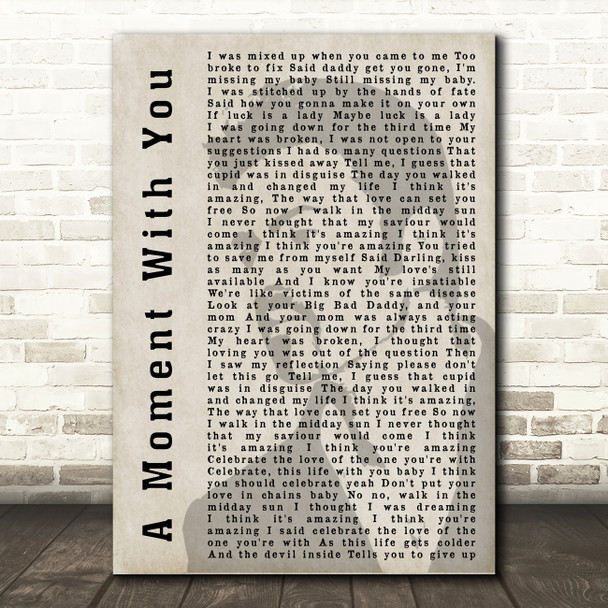 George Michael Amazing Shadow Song Lyric Quote Print