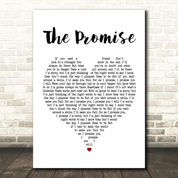 Sturgill Simpson The Promise Heart Song Lyric Quote Print