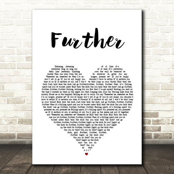 Don Broco Further Heart Song Lyric Quote Print